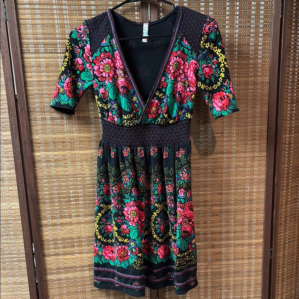 Free People Floral Midi Dress